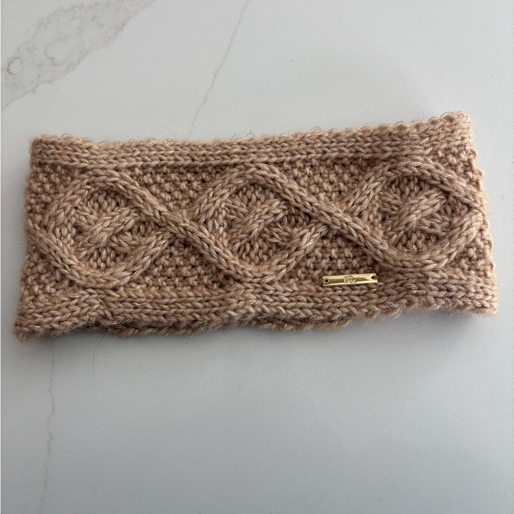 Ralph Lauren Tan Knit Hairband